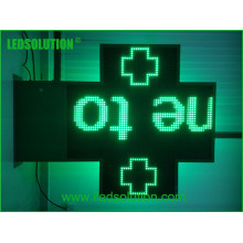 P20 Single Green LED Cross Sign